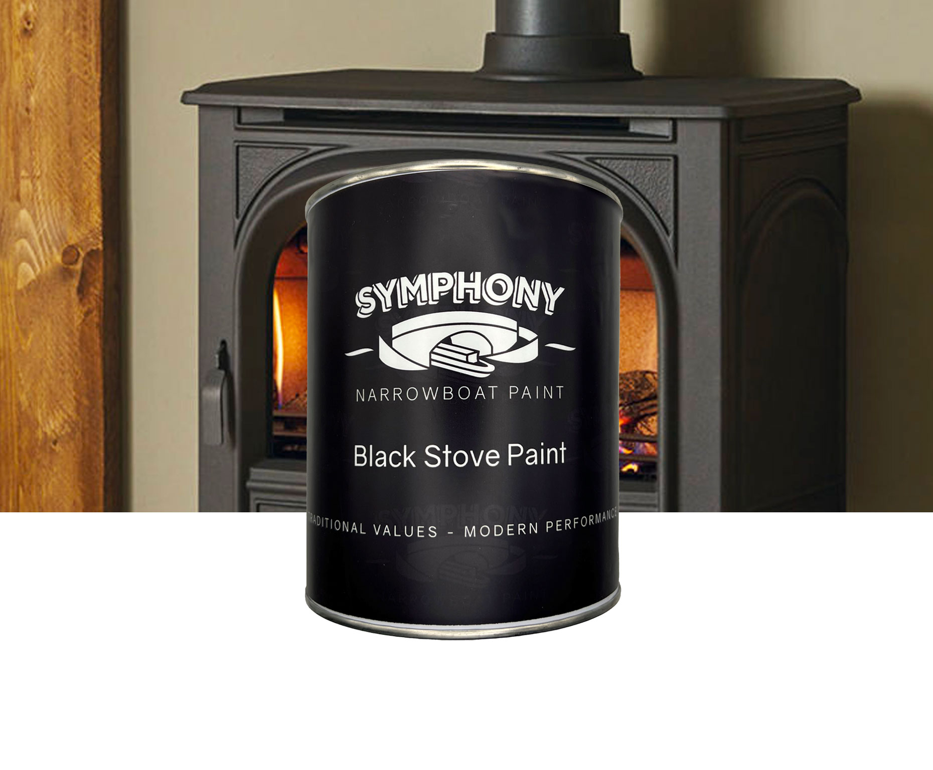 Symphony Black Stove Paint Symphony Narrowboat Paint